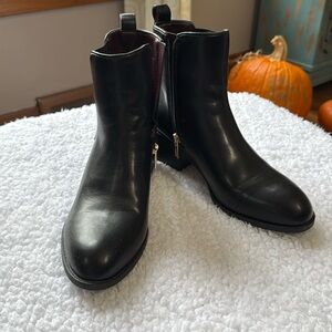 Low heel calf boots